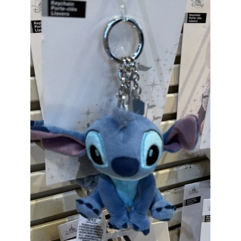 Disney Parks Stitch Plush Keychain Guitar Lilo & Stitch‎ NEW